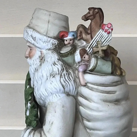 Schmid The Shackman Collection Santa Music Box Figurine Winter Wonderland, 1986 - Picture 5 of 9